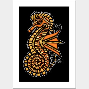 Steampunk Seahorse Posters and Art